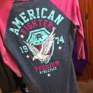 American fighter shirt